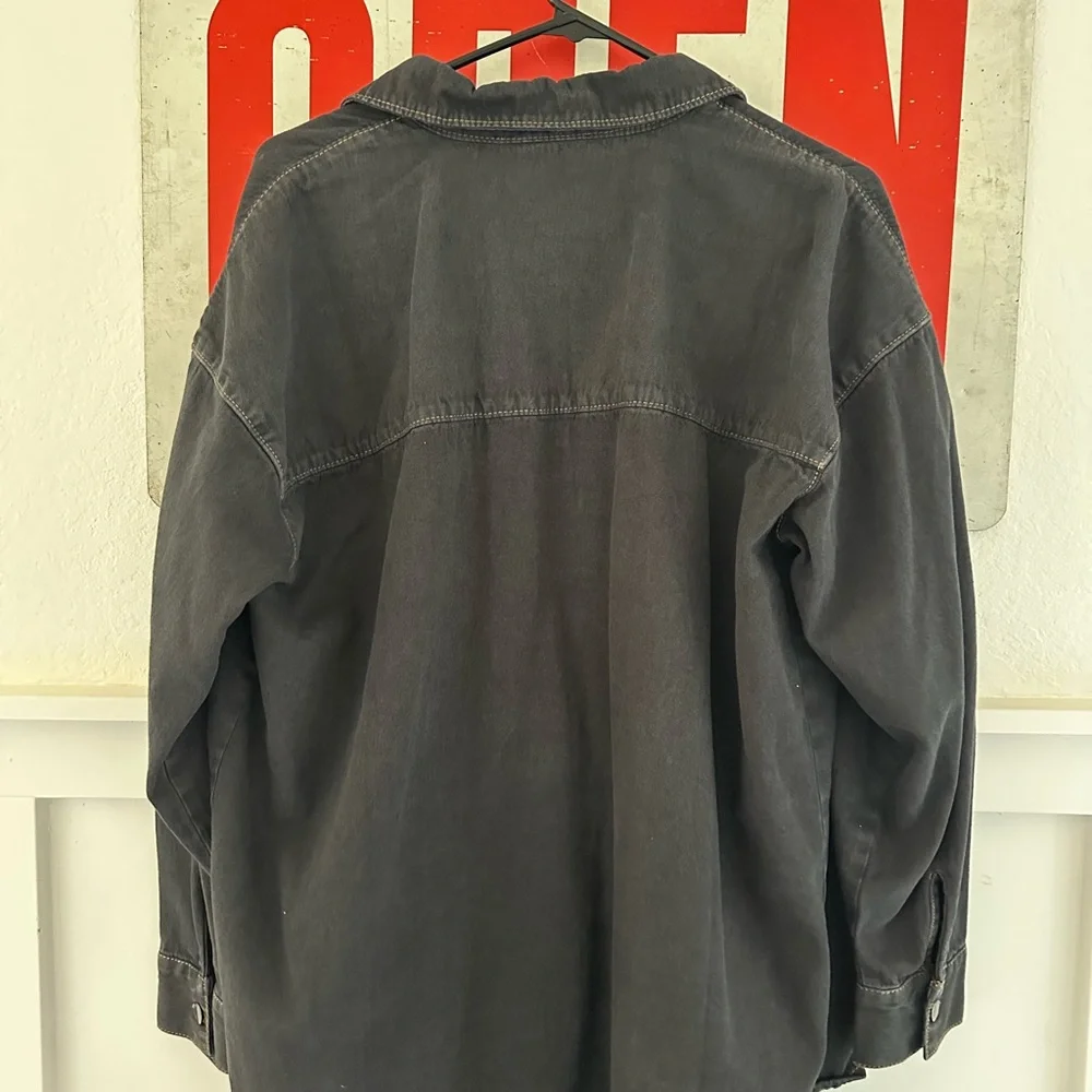 Cotton On Charcoal Denim Shirt - Picture 6 of 6